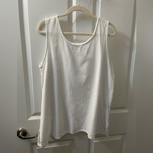 Dunes linen tank